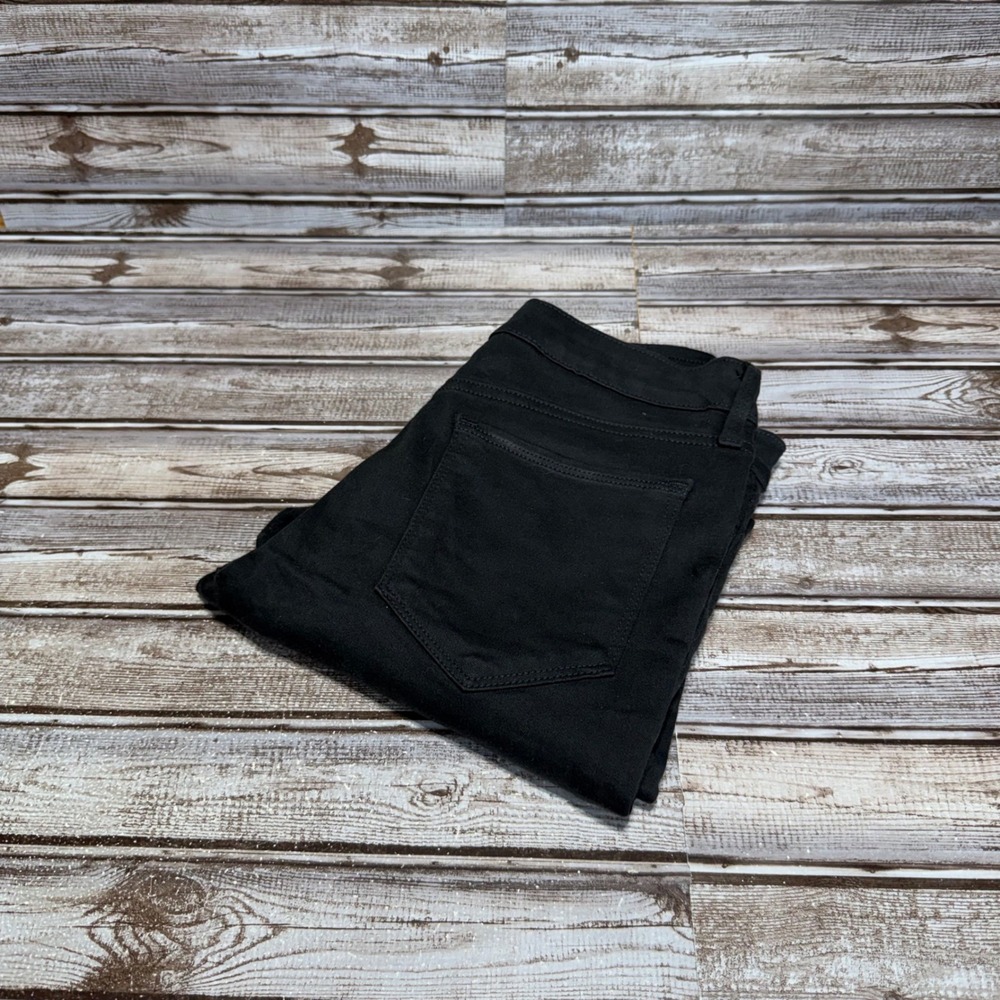 Athleta Sculptek High Rise Skinny Jeans Black Size 4 Zipper Pocket‎ Womens